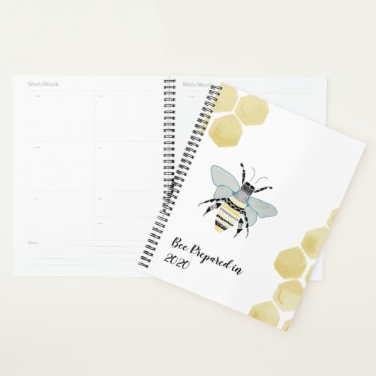 2020 Honey Bee Zen Doodle Planner personalisieren Planer (Anzeige)