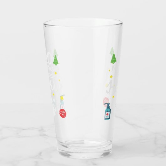 2020 in die Geschichte eingehen | Toilettenpapier Glas (Rechts)