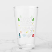 2020 in die Geschichte eingehen | Toilettenpapier Glas (Vorderseite)