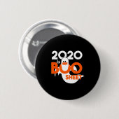 2020 ist Boo-Blatt-Geist-Halloween  Button (Vorne & Hinten)