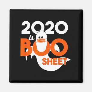 2020 ist Boo-Blatt-Geister-Halloween Magnet