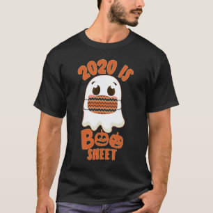 2020 ist Boo Sheet Funny Ghost in Maske Halloween T-Shirt