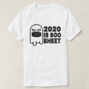 2020 ist Boo Sheet Funny Ghost in Maske Halloween T-Shirt