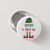 2020 ist das Weihnachtsfest im sonnigen Sprichwort Button (Vorne & Hinten)