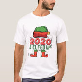 2020 ist die sonnige Weihnachtsfamilie Pajama Gif T-Shirt (Vorderseite)