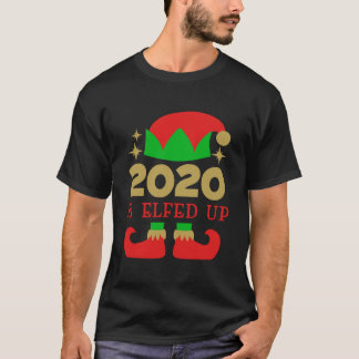 2020 ist die sonnige Weihnachtsfamilie Pajama Gif T-Shirt