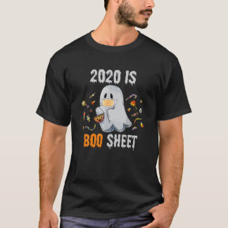 2020 ist ein Bootschild-Geist in MaskenHalloween T-Shirt