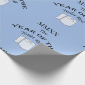 2020 Jahr der Toilettenrolle Geschenkpapier (Ecke)