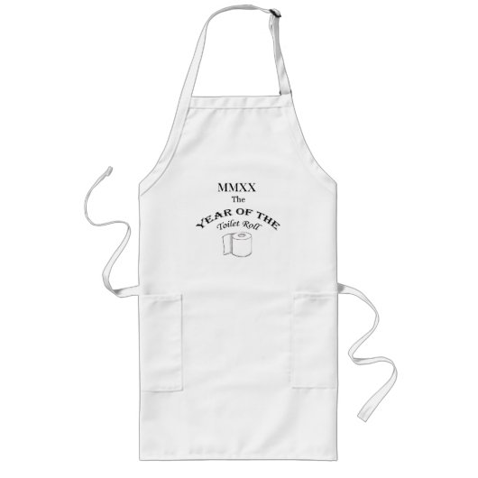 2020 Jahr der Toilettenrollen Lange Schürze (Vorne)