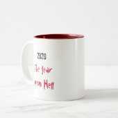 2020 Jahr nach der Hell-Tasse Zweifarbige Tasse (Vorderseite Links)