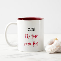 2020 Jahr nach der Hell-Tasse