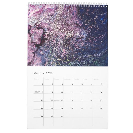 2020 Johnson Abstrakt Art Calendar Kalender (Mär 2026)