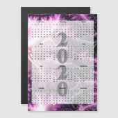2020 Kalender Abstraktes Fraktal Magnetic Magnetkarte (Vorne/Hinten)