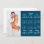 2020 Kalender Ihr Foto Feiertagspostkarte (Vorne/Hinten)