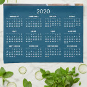 2020 Kalender Ihr Foto Geschirrtuch (Gefaltet)