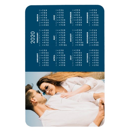 2020 Kalender Ihr Foto Magnet (Vertikal)