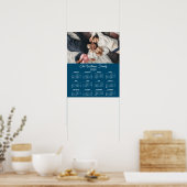 2020 Kalender Ihr Foto und Name Poster (Küche)