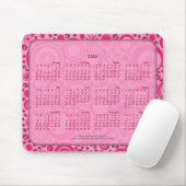 2020 Kalender Mousepad, 2 Tonnen Rosa Mousepad (Mit Mouse)