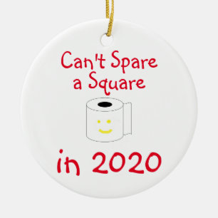 2020 kein Platz erspart Weihnachten Keramik Ornament