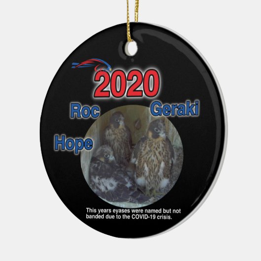 2020 Keramik Circle Ornament - Roc, Geraki, Hoffnu (Links)