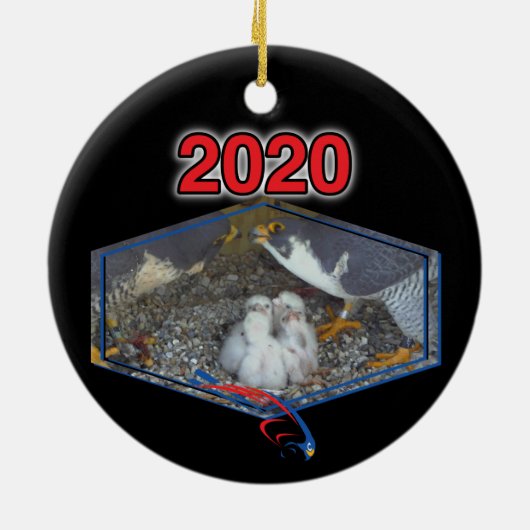 2020 Keramik Circle Ornament - Roc, Geraki, Hoffnu (Hinten)