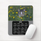 2020 Kitty Cat Blume Kalender von Janz Mousepad (Mit Mouse)