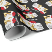 2020 Krise bei Toilettenpapier - Weihnachten Geschenkpapier (Rolleneckpunkt)