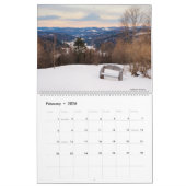 2020 Landschaftlicher Wallenkalender mit erfundene Kalender (Feb 2026)