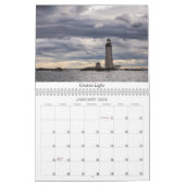 2020 Leuchttürme von New England Monatlicher Kalen Kalender (Jan 2026)