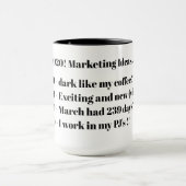 2020 März hatte 239 Tage! Tasse (Zentrum)