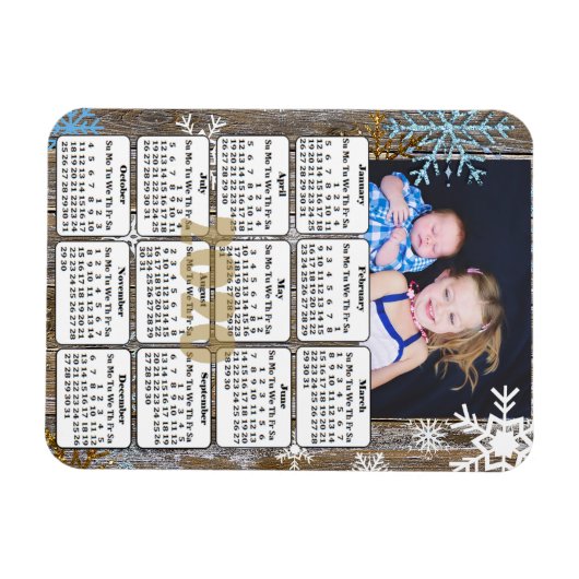 2020 MINI Kalender Magnete mit Ihrem Foto (Horizontal)