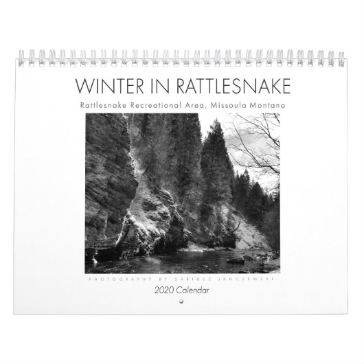 2020 Missoulas Rattlesnake im Winterkalender Kalender (Titelbild)