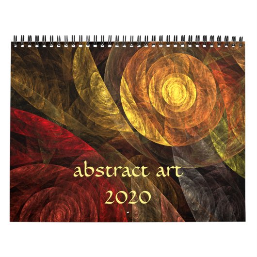 2020 Moderne Abstrakte Kunst Kalender (Titelbild)