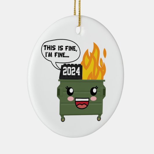 2020 Müller Feuer, DAS IST GUT... Keramik Ornament (Rechts)