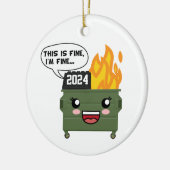 2020 Müller Feuer, DAS IST GUT... Keramik Ornament (Links)