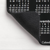 2020 Neon White Print Calendar von Janz Mousepad (Ecke)