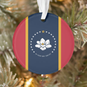 2020 neuer Mississippi in Gott vertrauen wir der S Ornament