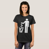 2020 not recommended Basket Waste garbage can T-Shirt (Vorne ganz)