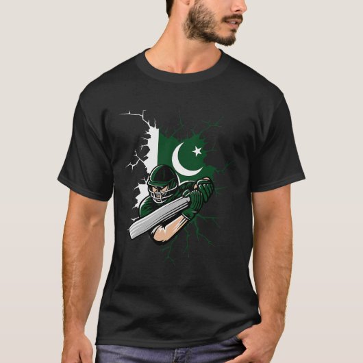2020 Pakistan Cricket Jersey Geschenk für den paki T-Shirt (Vorderseite)