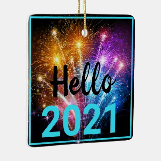 2020 Pandemiematerial Weihnachten 2021 Keramikornament (Rechts)