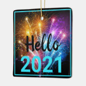 2020 Pandemiematerial Weihnachten 2021 Keramikornament (Links)