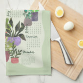 2020 Pflanze im Hause Pflanze Geschirrtuch (Viertel Falte)