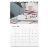 2020 Pink Accent Office-Kalender Kalender (Mär 2027)