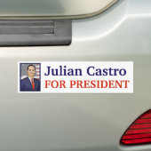 2020 Präsidentschaftswahl Julian Castro Autoaufkleber (Auf Auto)