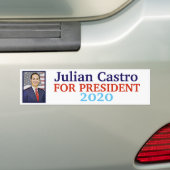 2020 Präsidentschaftswahl Julian Castro Autoaufkleber (Auf Auto)