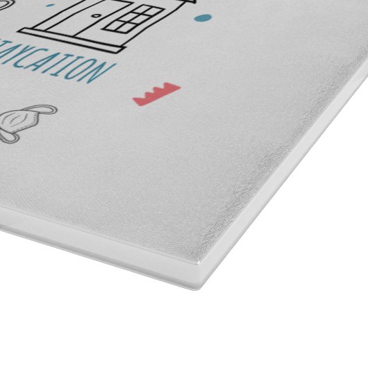 2020 Quarantäne-Aktivitäten Schneidebrett (Ecke)