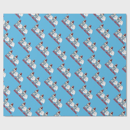 2020 Quarantäne Toilettenpapier Merry Christmas Bl Geschenkpapier (Flach)