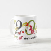 2020 Rattenjahr Kaffeetasse (Vorderseite Links)