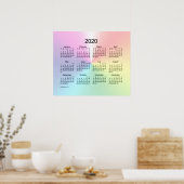 2020 Shimmer Wall Calendar von Janz Print Poster (Küche)