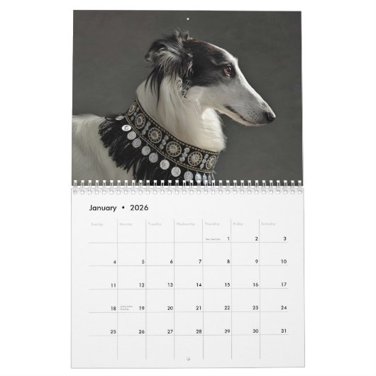 2020 Silberne Windhunde (1-1) Kalender (Jan 2026)